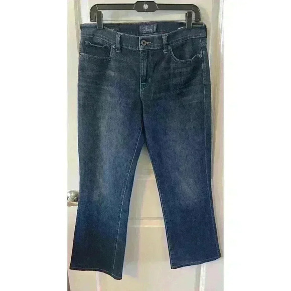 Lucky Brand Jeans Women’s size 10/30 R Sweet Boot Cut Dark Blue Mid rise Denim - Picture 1 of 4
